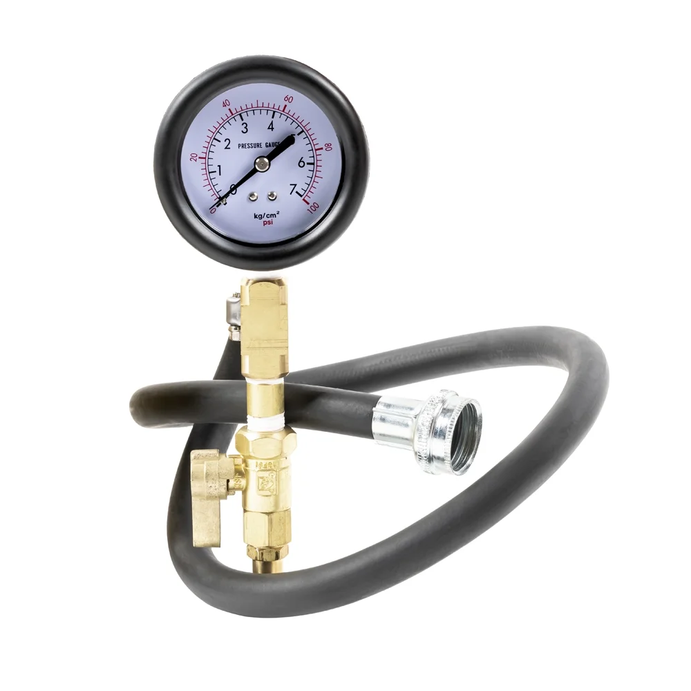 ONESTOCK Water Pressure Test Kit for Plumbing Lines, Boilers, Water Tanks - Measures 0-100 Psi