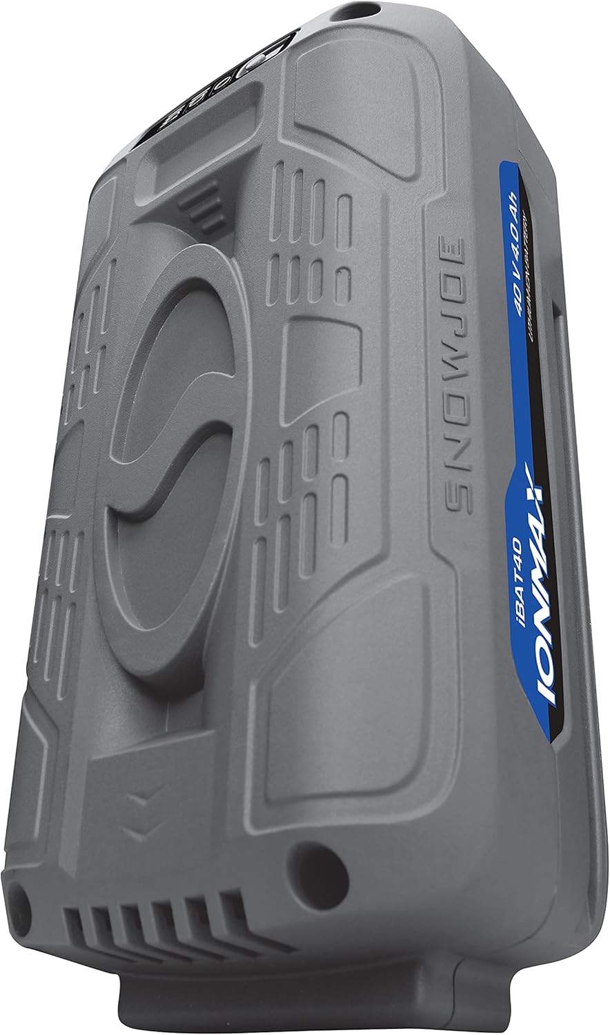Snow Joe IBAT40-RM EcoSharp Lithium-Ion Battery, 40 Volt, 4.0 Ah, Gray (Certified Refurbished)