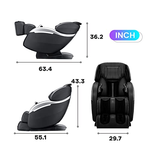 Full Body Massage Chair Zero Gravity Shiatsu Chair Recliner with Six Programs and Heat Massage Chair