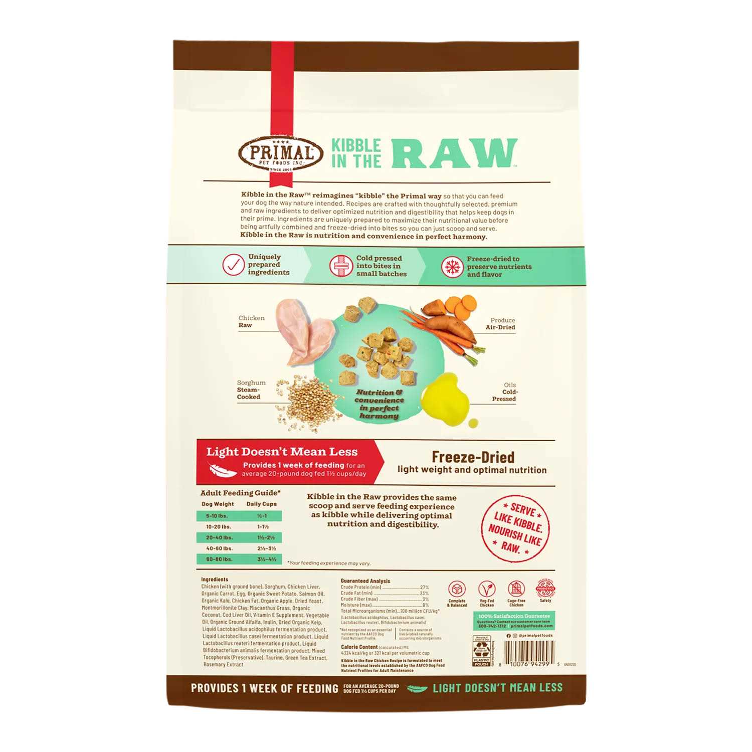 Primal Kibble in The Raw Chicken Dog Food - Pet Supplies online store