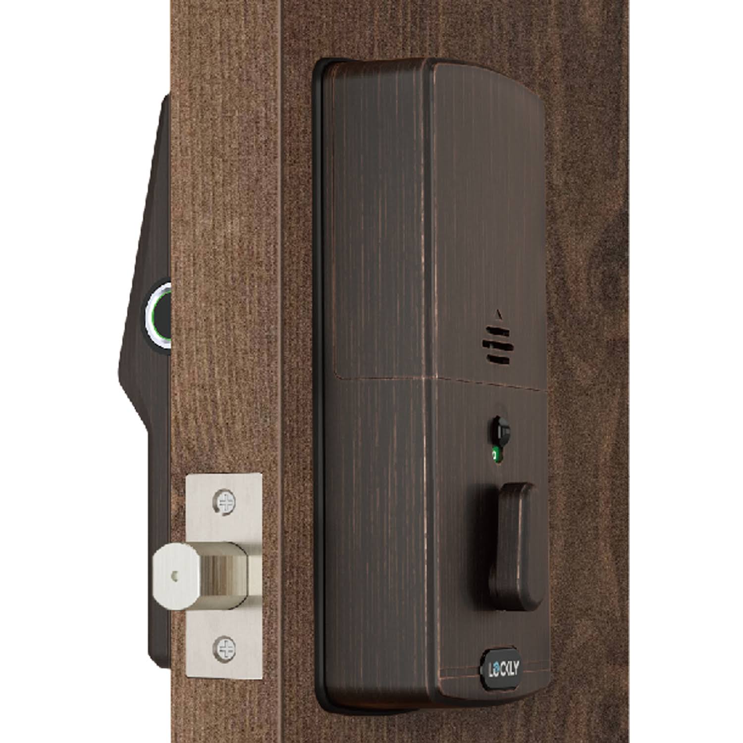 Lockly Secure Smart Latch Door Lock with Touchscreen (Venetian Bronze)