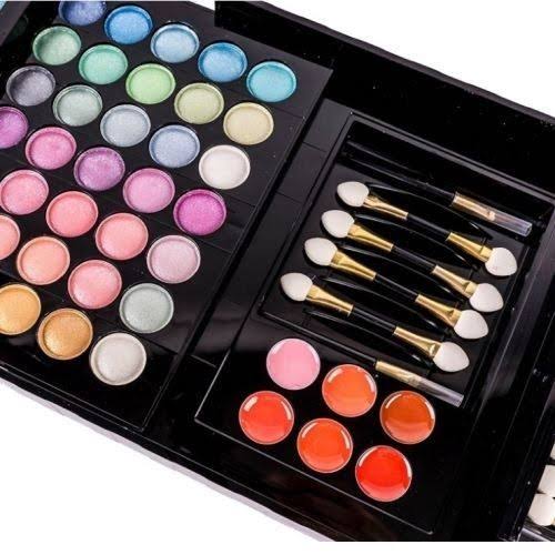 Shany All-in-One Makeup Kit Cosmetics Set Vanity Gift Case Eye Shadows Blush Lips Bag