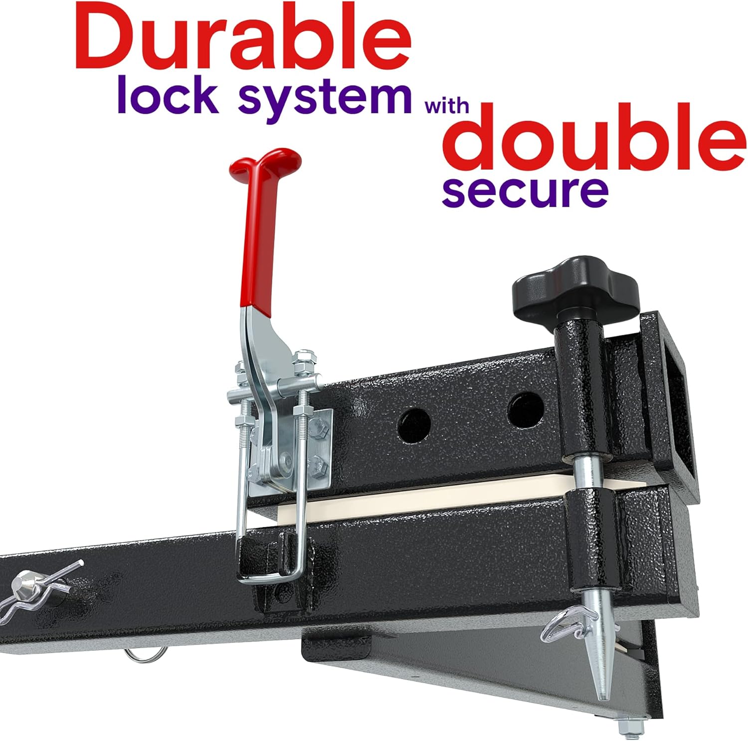 Swing-Away Bike Rack Adapter for 2�� Hitch Receivers Bike Carrier Pivoting Arm Easy Access to Tailgate