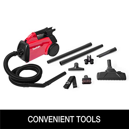Sanitaire SC3683D Canister Vacuum, Red