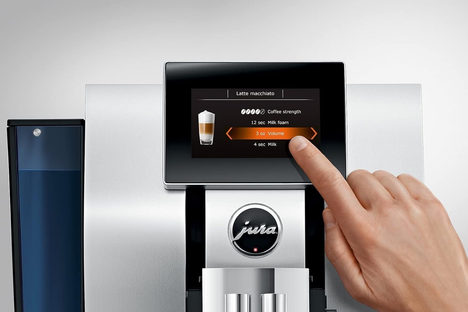 Jura Z8 Aluminum Automatic Espresso & Cappuccino Machine with Touch screen