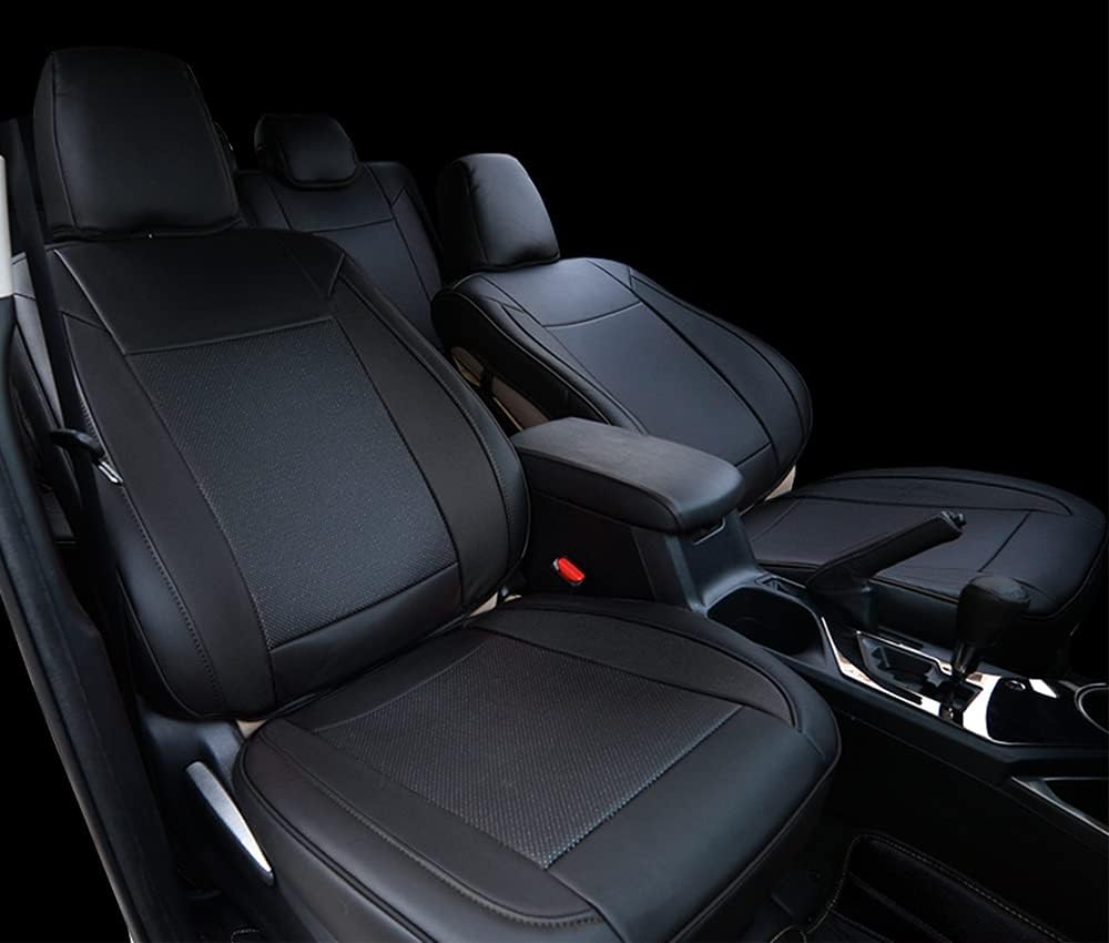 BeHave Car seat Cover,Custom Fit Seat Covers Fit for Toyota RAV4 2019 2020,Leather Auto Seat Covers for SUV Full Set 4pcs Saddle Cover,4pcs Back Cover,5pcs Headrest Cover