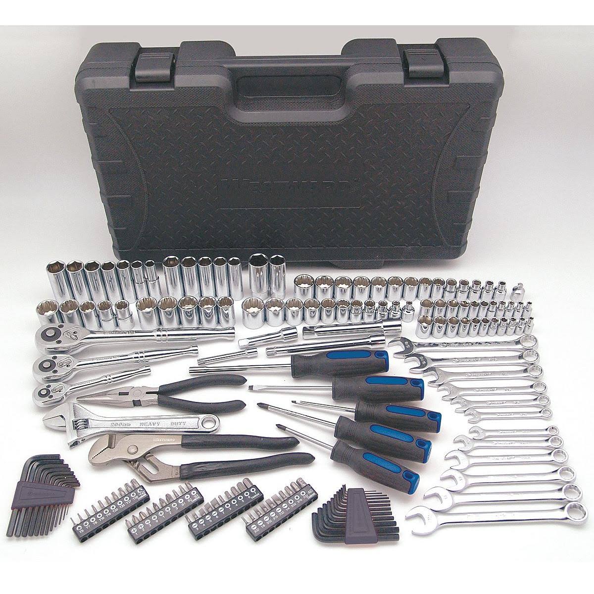 Westward 40JD53 Master Tool Set,sae and Metric,170-Piece