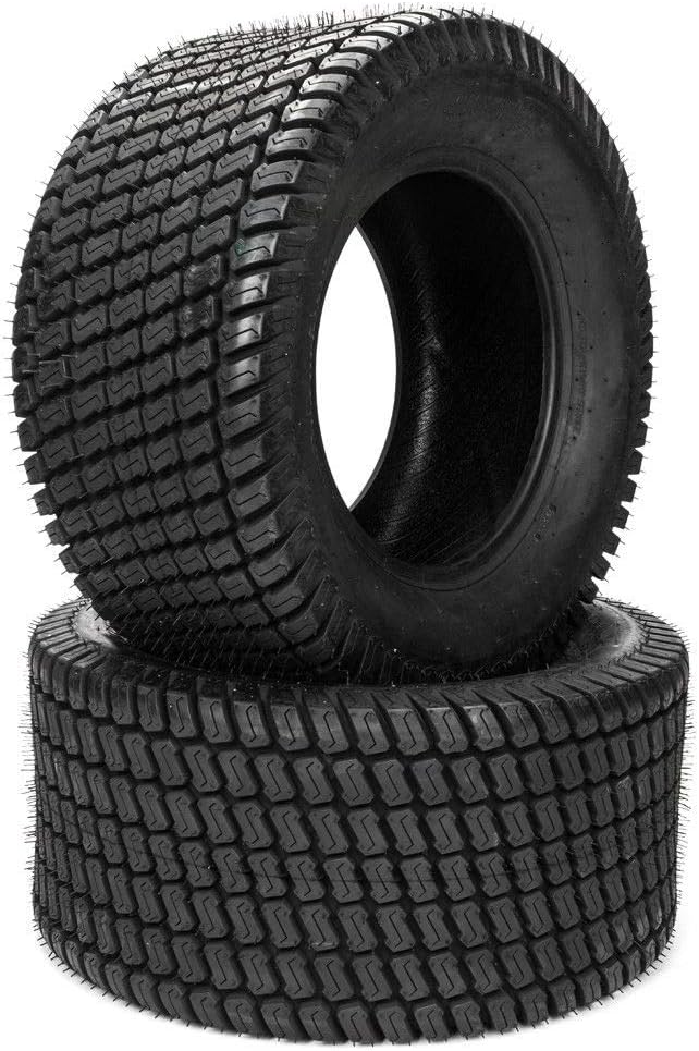 2pcs 20x10-8 Lawn Garden Tractor Mover Cart Turf Tires 20x10.00-8 20/10-8 4PR
