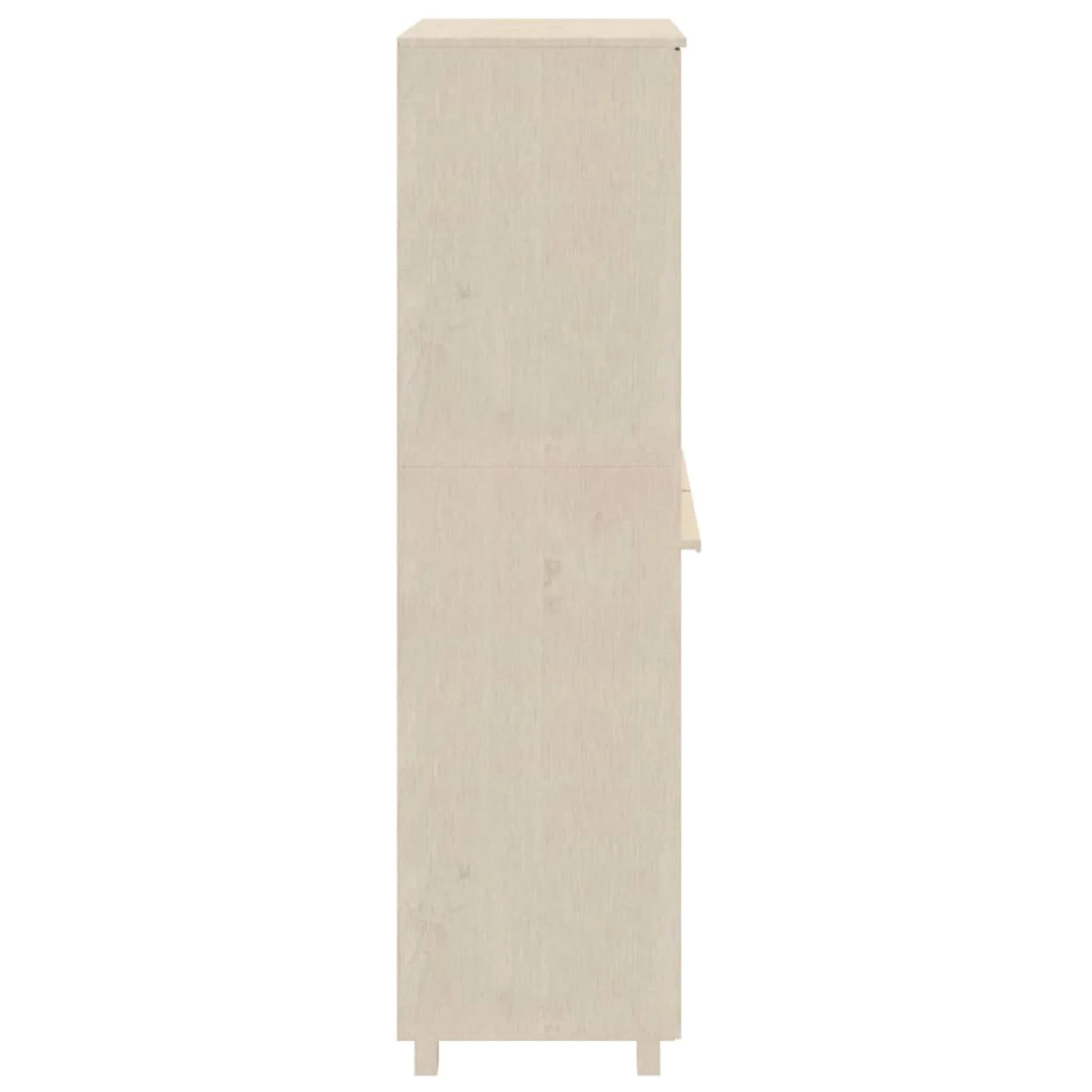 moobody Wardrobe with Storage Compartment and Hanging Rod, Pine Wood Clothes Organizer, Wooden Armoire Cabinet for Bedroom Home Furniture 39 x 17.7 x 70.9 Inches (W x D x H)