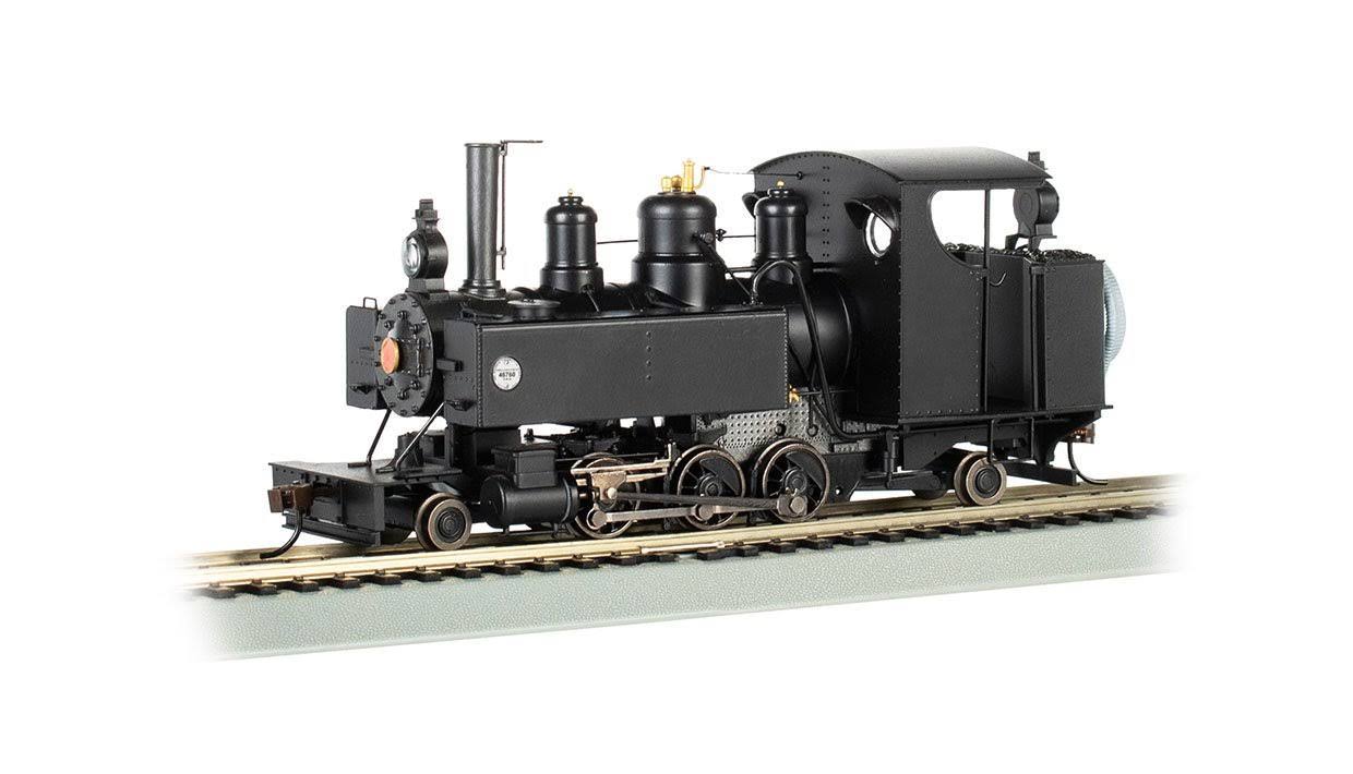 Bachmann Baldwin Class 10 Trench Steam Engine Unlettered Black, On30 Scale