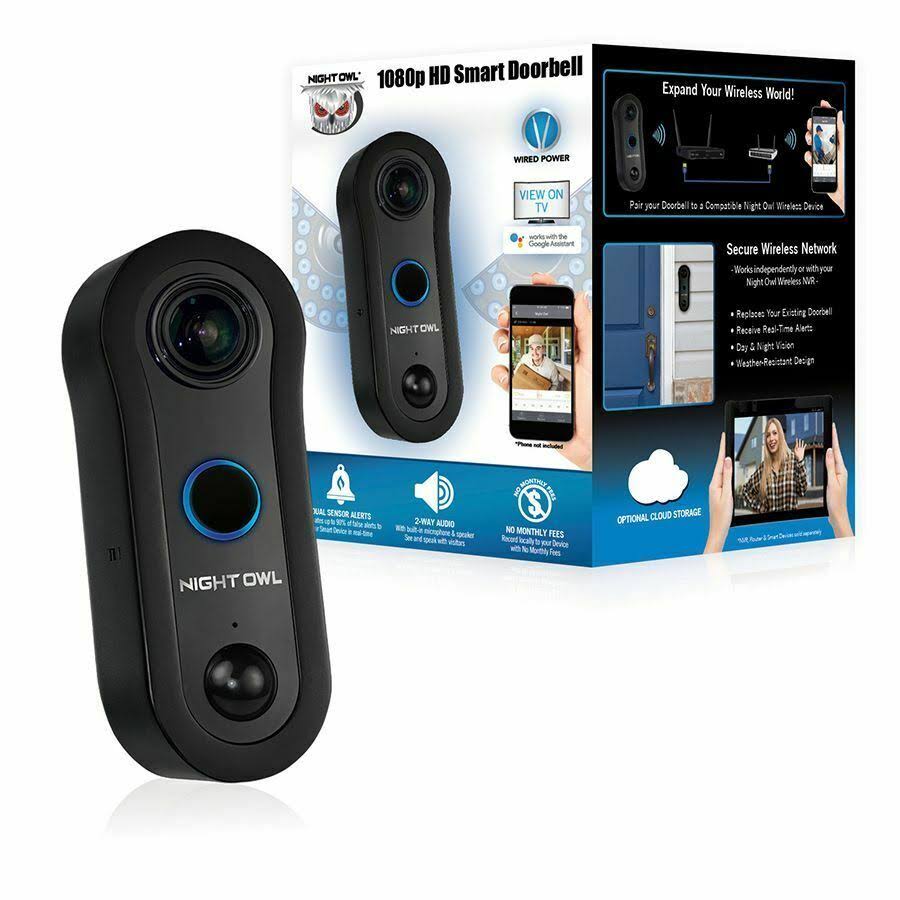 Night Owl 1080p Wireless Smart Doorbell CL-2WDMC