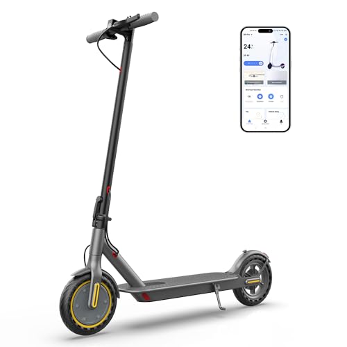 E Scooter for Adults 19-22 MPH 350/500W Motor 281/441Wh Battery,8.5"/10" Tires,Motorized Scooter Up to 22 Miles Range, Foldable Scooter with Double Shock Absorption/Bearing 265 LBS/APP Control