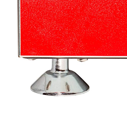ALDKitchen Waffle Dog Maker | Corn Dog Maker with Red Panel for Business | Stainless Steel | Waffles on a Stick | 110V (5 Waffles)