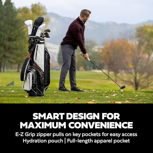 Sun Mountain 2025 4.5LS 14-Way VLO Bag - Prime Organization with Our 14 Way Golf Stand Bag - Lightweight Golf Club Bag with Full-Length Pockets and Adjustable Straps for Enhanced Carry