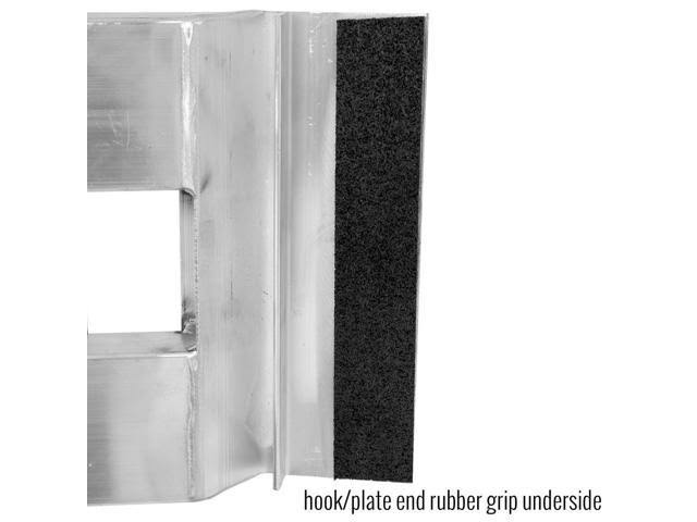 3000 lb Capacity per Axle Aluminum Auto Hauler Loading Ramps 48x22 x 12x22 x 2x22