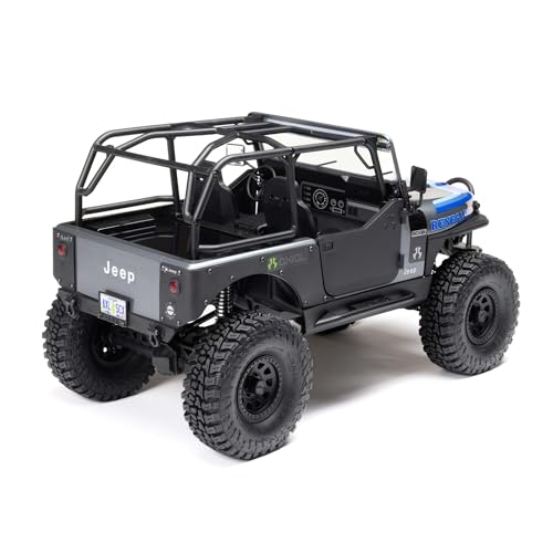 Axial RC Truck 1/10 SCX10 III Jeep CJ-7 4WD Brushed RTR (Battery and Charger Not Included), Red, AXI03008T1