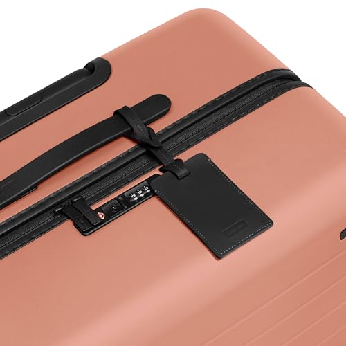Away Large Checked Luggage, 29 Inch Hardside Suitcase with Spinner Wheels, Lightweight & Durable, TSA Lock, Clay Pink
