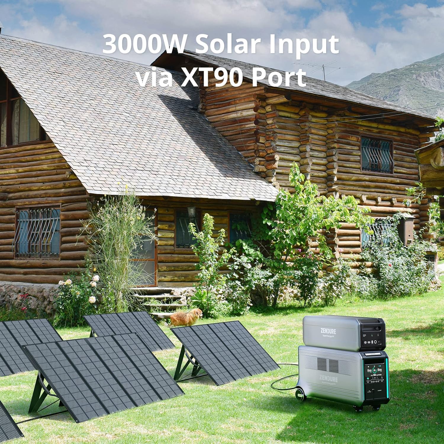 Zendure SuperBase V Solar Generator Battery, 6438Wh Battery for Power Station SBV, Expand SBV6400 up to 64KWh Smart Extra Battery for Home Backup, Emergency, Vanlife, RV, Tiny House, Off-grid House