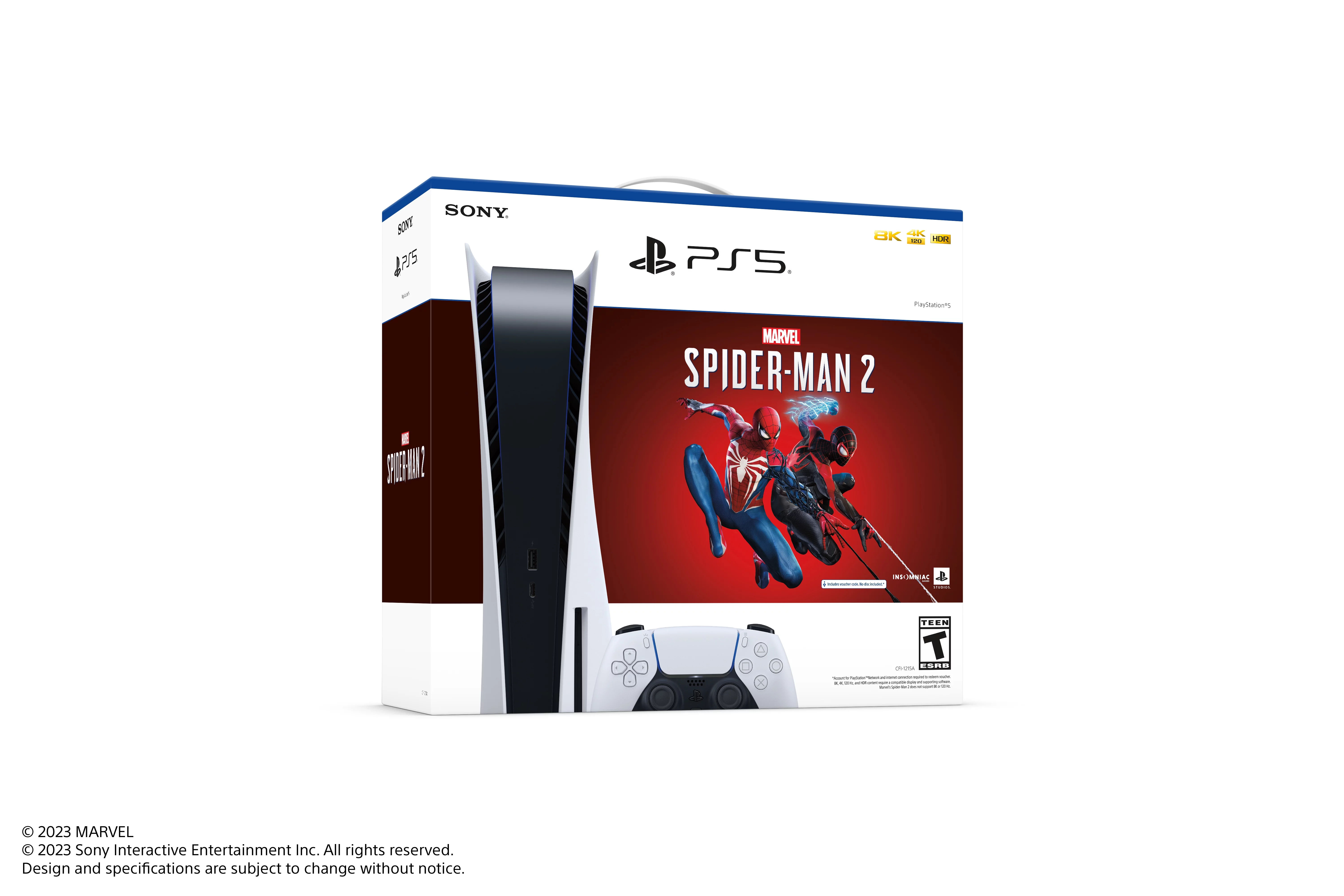 PlayStation 5 Disc Console - Marvel's Spider-Man 2 Bundle