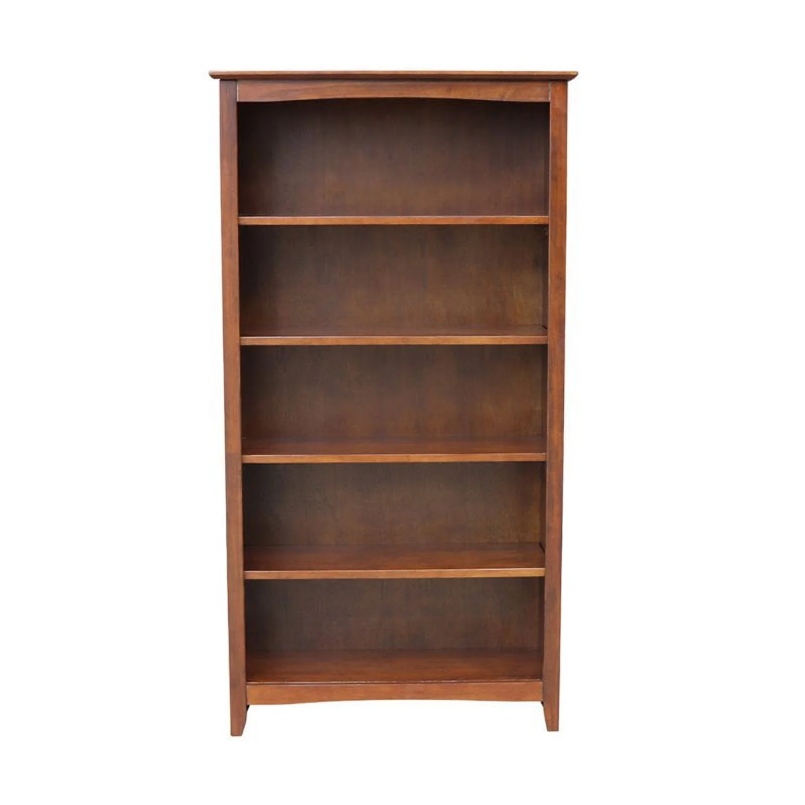 International Concepts Solid Wood Shaker Bookcase, 60 in H