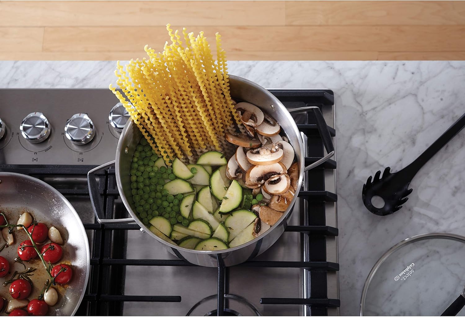 Select by Calphalon Stainless Steel Deluxe Cookware Set, 14 Piece