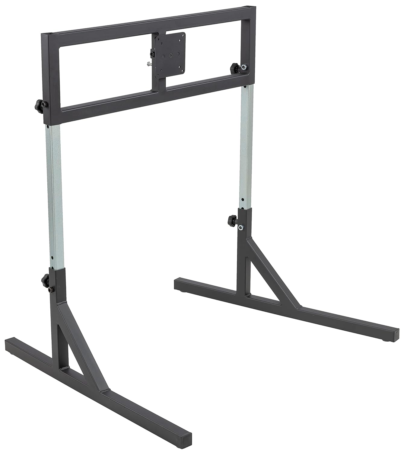 SimFab Triple Monitor Stand for Racing and Flight Simulators Model LD | Up to 100x100mm VESA Mount or M4/M5 Hardware (Triple Monitor Stand, Light Duty Mount Brackets)