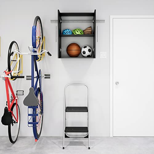 Prepac HangUps Upper Storage Cabinet - Elegant and Spacious Wall Cabinets to Maximize Your Storage, 36" Size, Classic White Finish