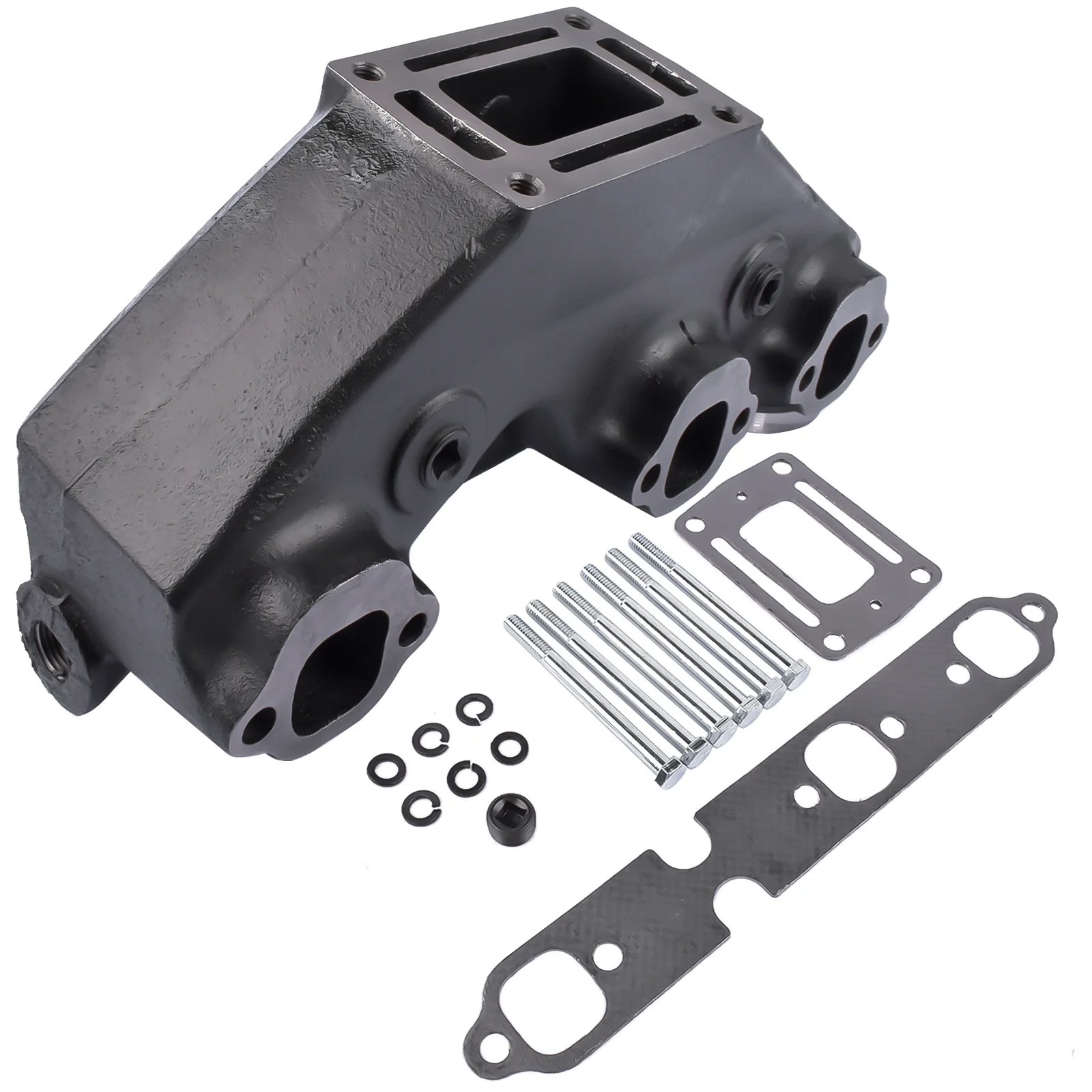 Mustrod For Volvo Penta and OMC V6 4.3L Engines Exhaust Manifold Set with Gaskets 3857656 3852338