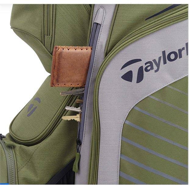 TaylorMade Cart Lite Bag, Navy Flag/White