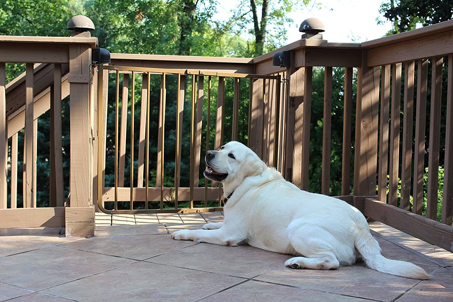 Cardinal Gates SS30OD-BR Stairway Special Outdoor Safety Gate, Brown