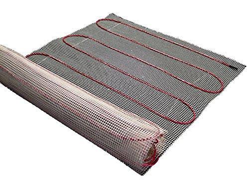 100 sqft Mat, Electric Radiant Floor Heat HEATING System with Aube Digital Floor Sensing Thermostat