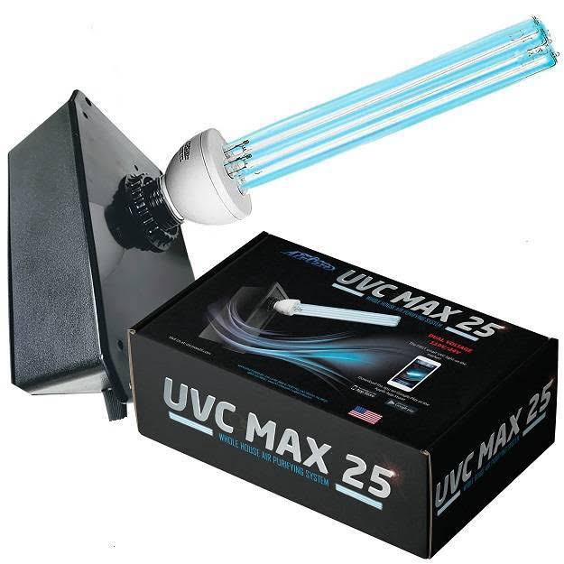 Air-Care UVC Max 25 Dual Voltage Whole House Air Purifier - Smart Device