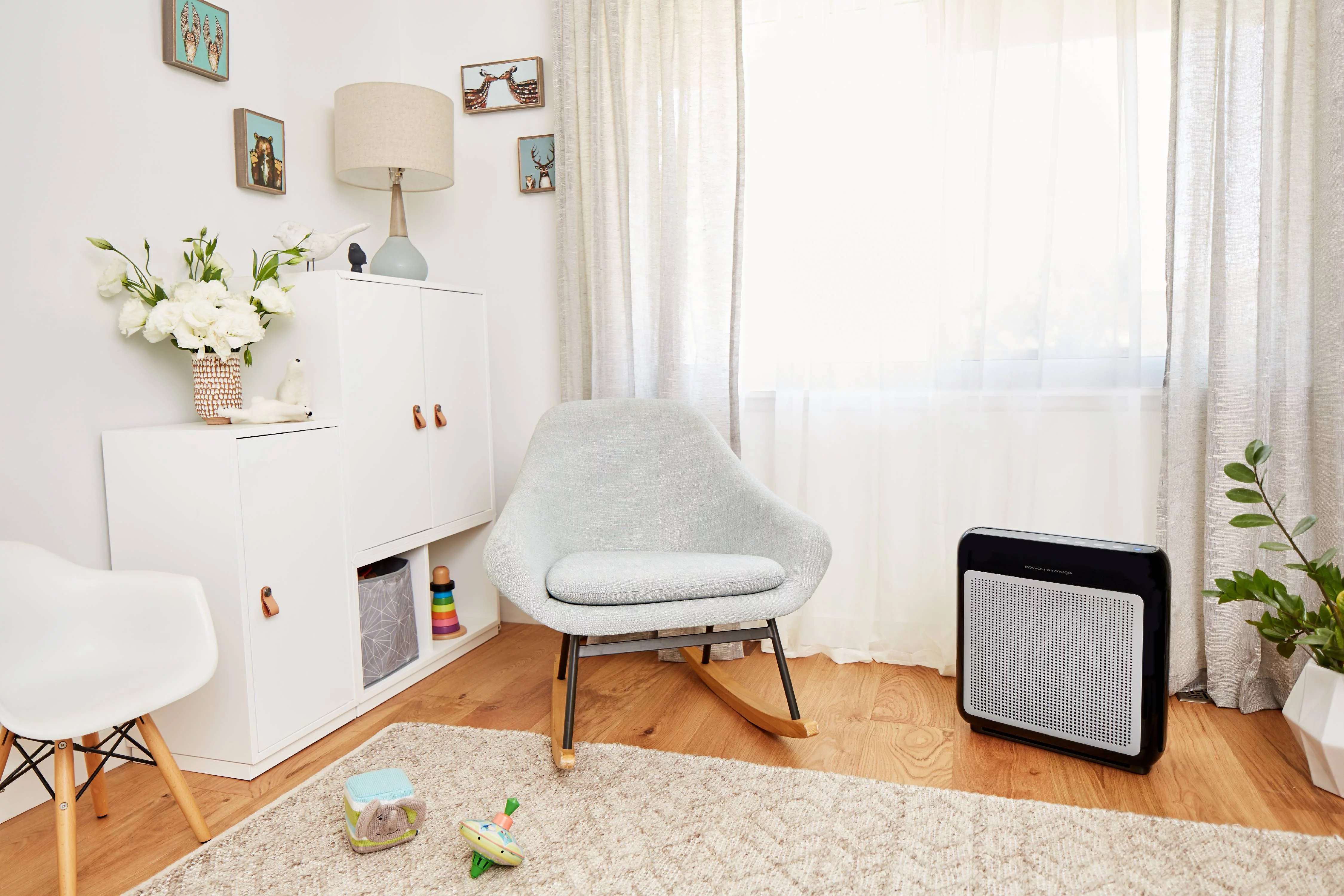 Coway Air Purifier Airmega 200M True HEPA with 361 sq. ft. Coverage in White
