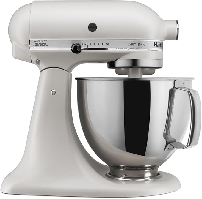 KitchenAid Artisan Series 5 Quart Tilt Head Stand Mixer with Pouring Shield KSM150PS, Passion Red