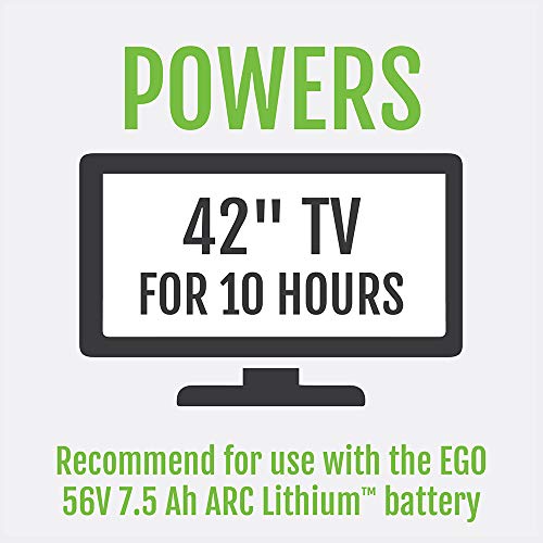 EGO POWER+ Portable Inverter, 400W, Power Inverter Generator, Quiet. Battery and Charger Not Included - PAD5000