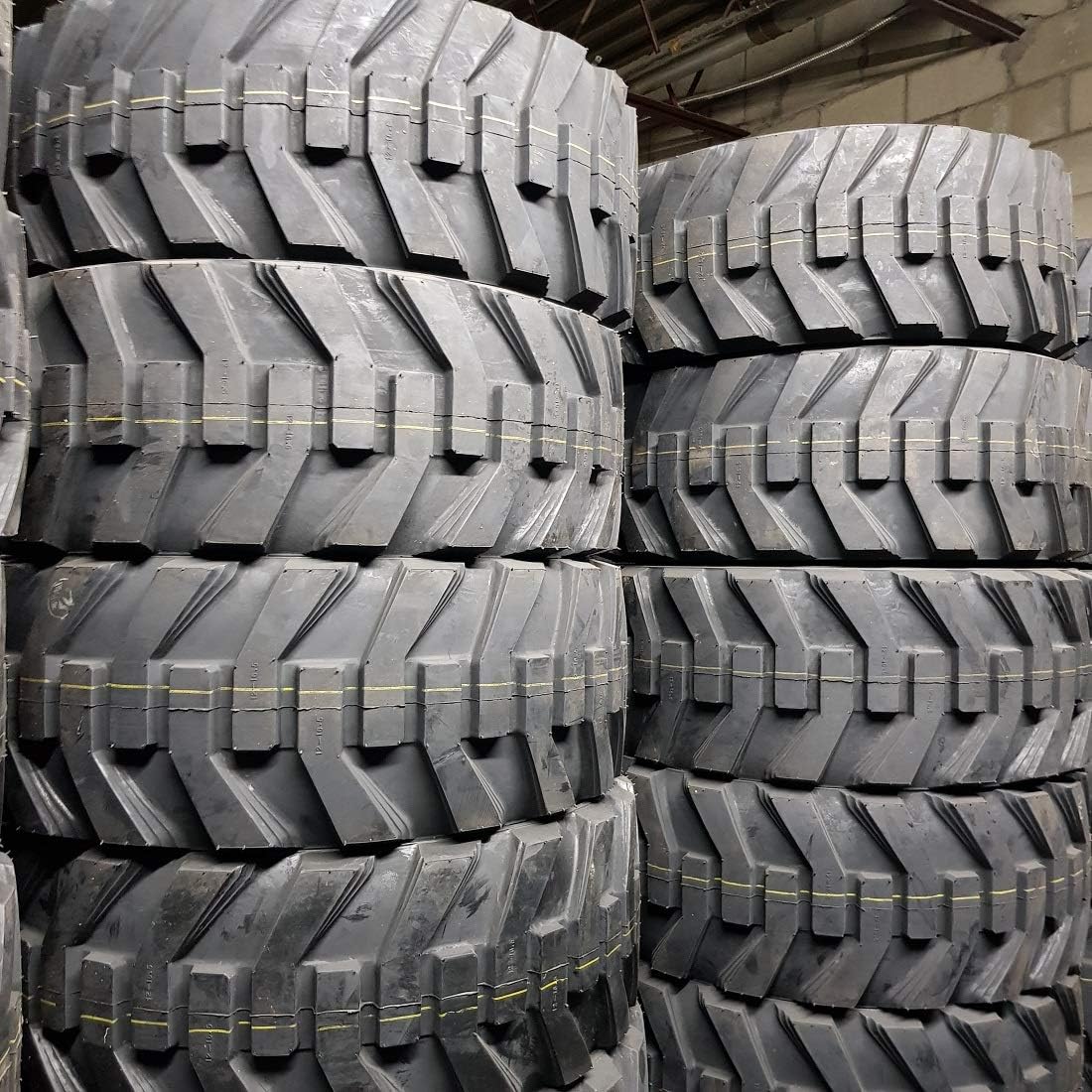 Set of Four (4) 12-16.5 Skid Steer Loader Tire, 14 PLY, NHS SKS 400