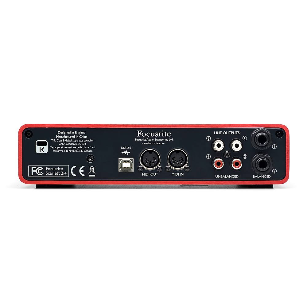 Focusrite Scarlett 2i4 - USB Audio Interface