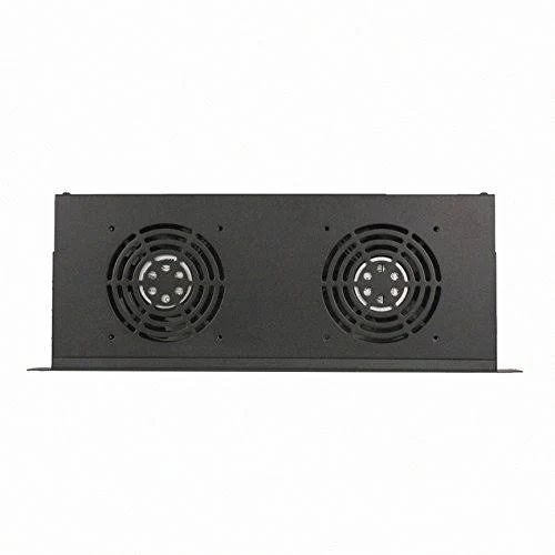 Navepoint Rack Cabinet Mounted Server Two Fan Unit Cooling System with 2 Fans 110V Blk 1U