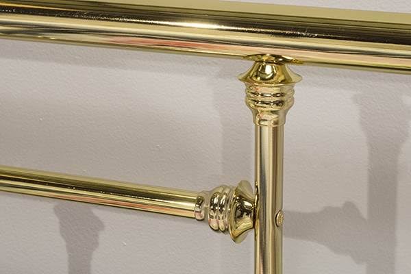 Hillsdale Chelsea Classic Brass Full Bed Set (Rails Not Included)