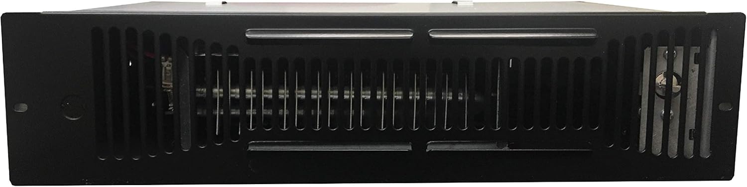 Qmark QTS1504T Toe Kick Heater for Basements, Bathrooms, Offices, and Tight Spaces, 1500 Watt, 240 Volt, Black