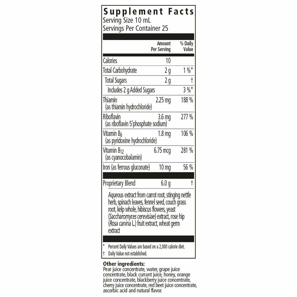 Floradix Iron & Herbs Liquid by Salus - Kansas Nuitrition - HNZSDS