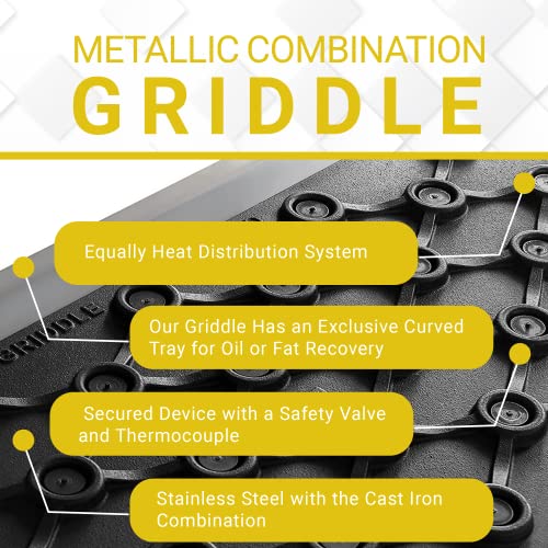Le Griddle | Burner Outdoor Stainless Steel Griddle |