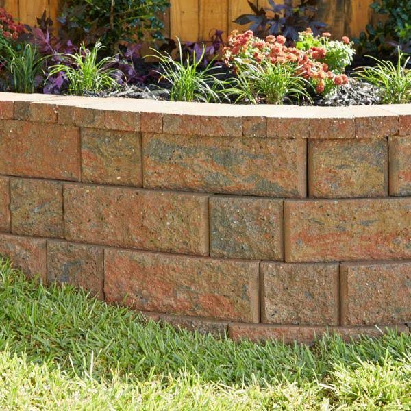 Pavestone Rockwall Large 6 in. x 17.5 in. x 7 in. Palomino Concrete Retaining Wall Block (