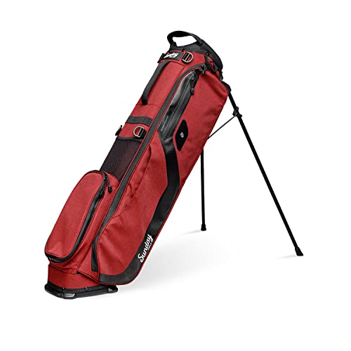 Sunday Golf El Camino Bag - Lightweight Sunday Golf Bag with Strap and Stand – Easy to Carry – Golf Stand Bag for The Driving Range, Par 3 and Standard Courses, 3.9 pounds