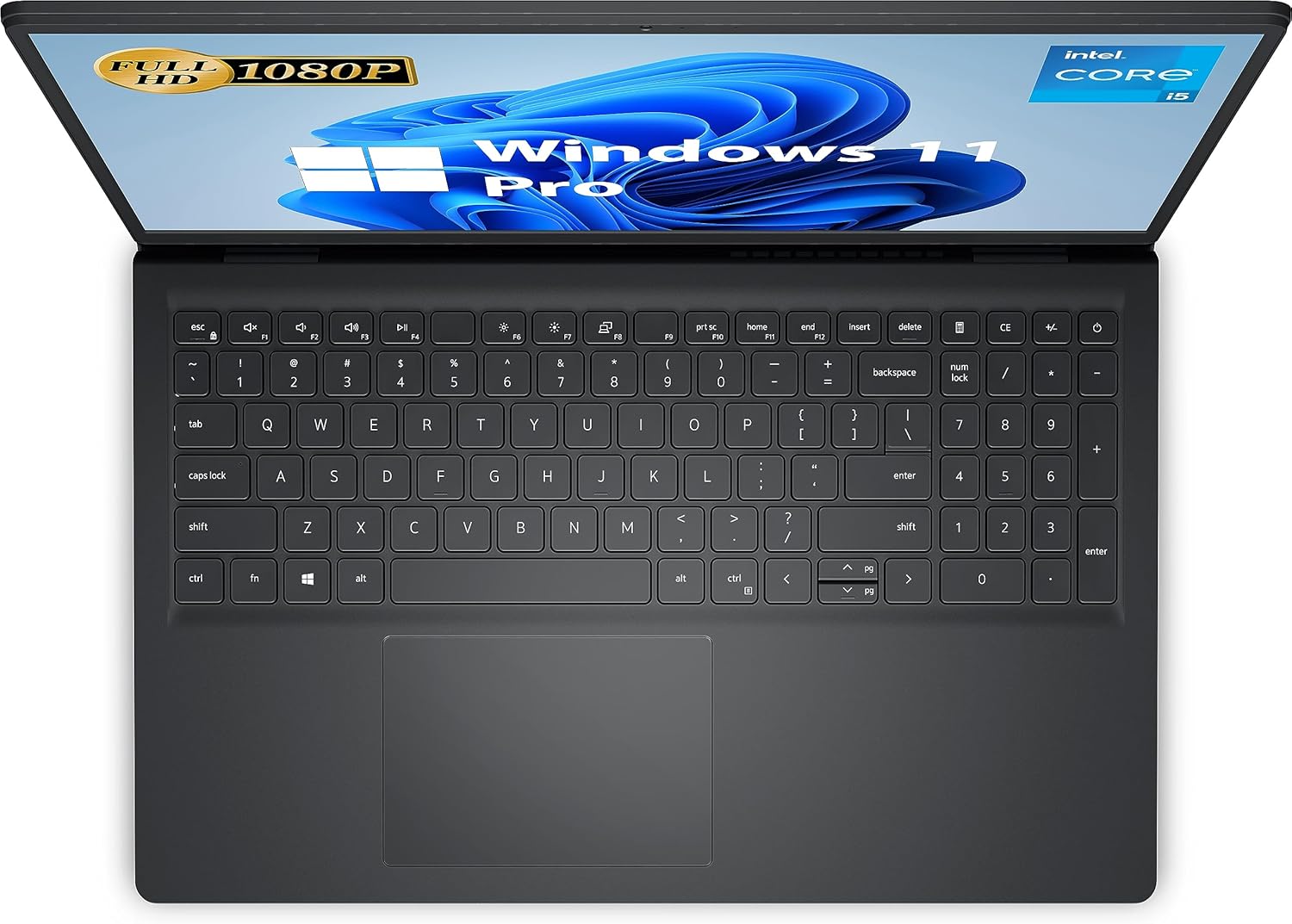 Dell 2024 Inspiron 15 Business Laptop, Free Microsoft Office 2021 with Lifetime License, 15.6" FHD 1920 x 1080, Intel Quad-Core i5-1135G7 2.4 GHz, 32GB DDR4 RAM, 1TB PCIe SSD, Windows 11 Pro, Black