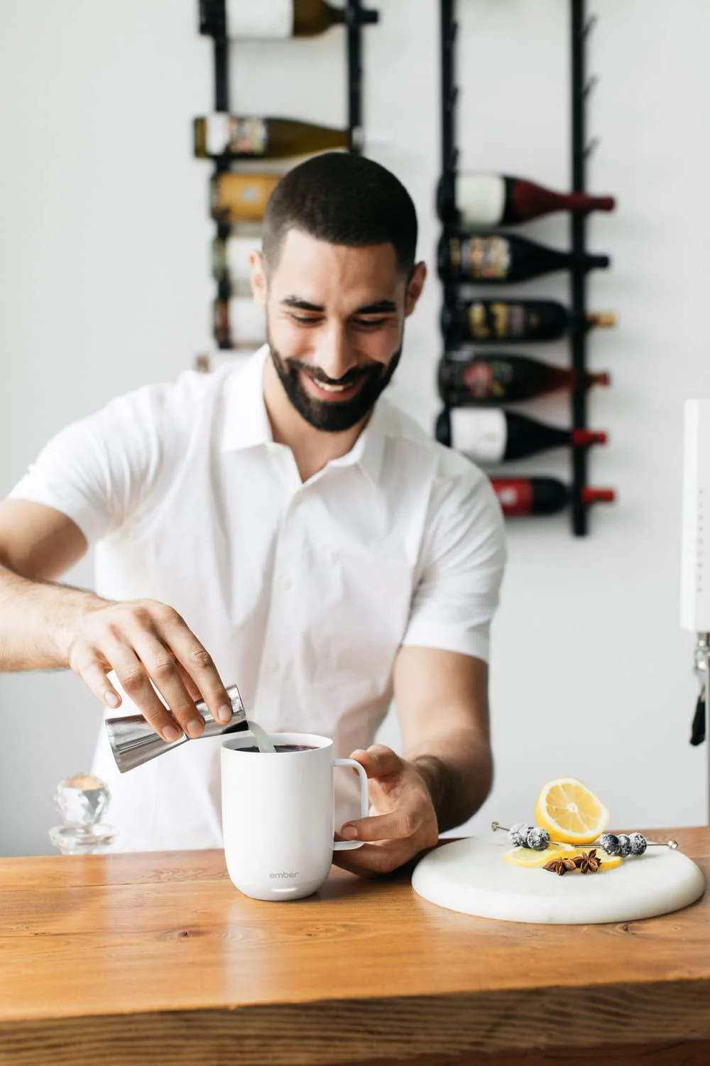 Ember Temperature Control Smart Mug 2, 14 oz, Grey, 80 min Battery Life | App Controlled Heated Coffee Mug | Improved Design with Clear Splash-Proof Sliding Lid