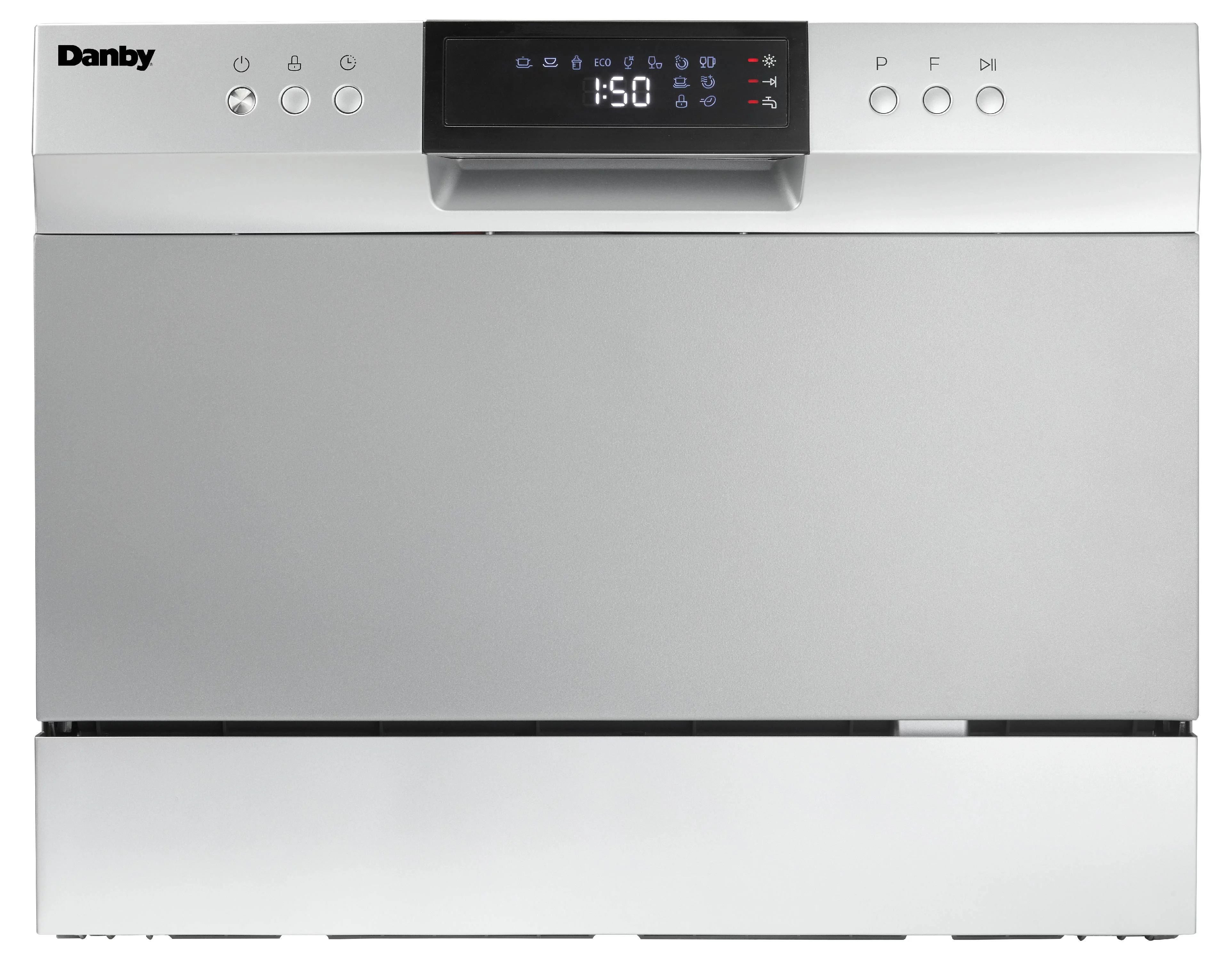 Danby 6 Place Setting Countertop Dishwasher in Silver