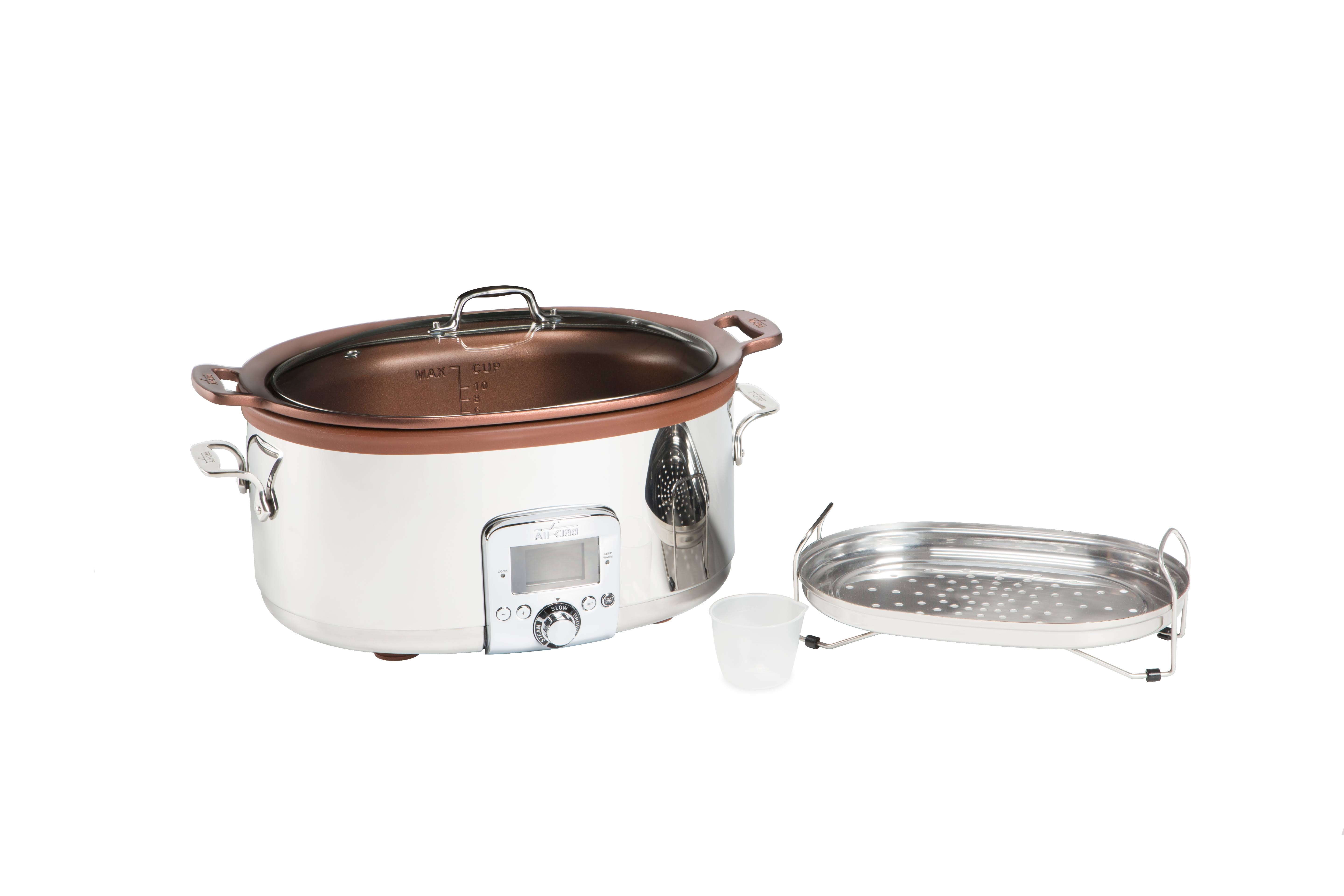 All-Clad 7 qt Gourmet Slow Cooker with All-in-One Browning