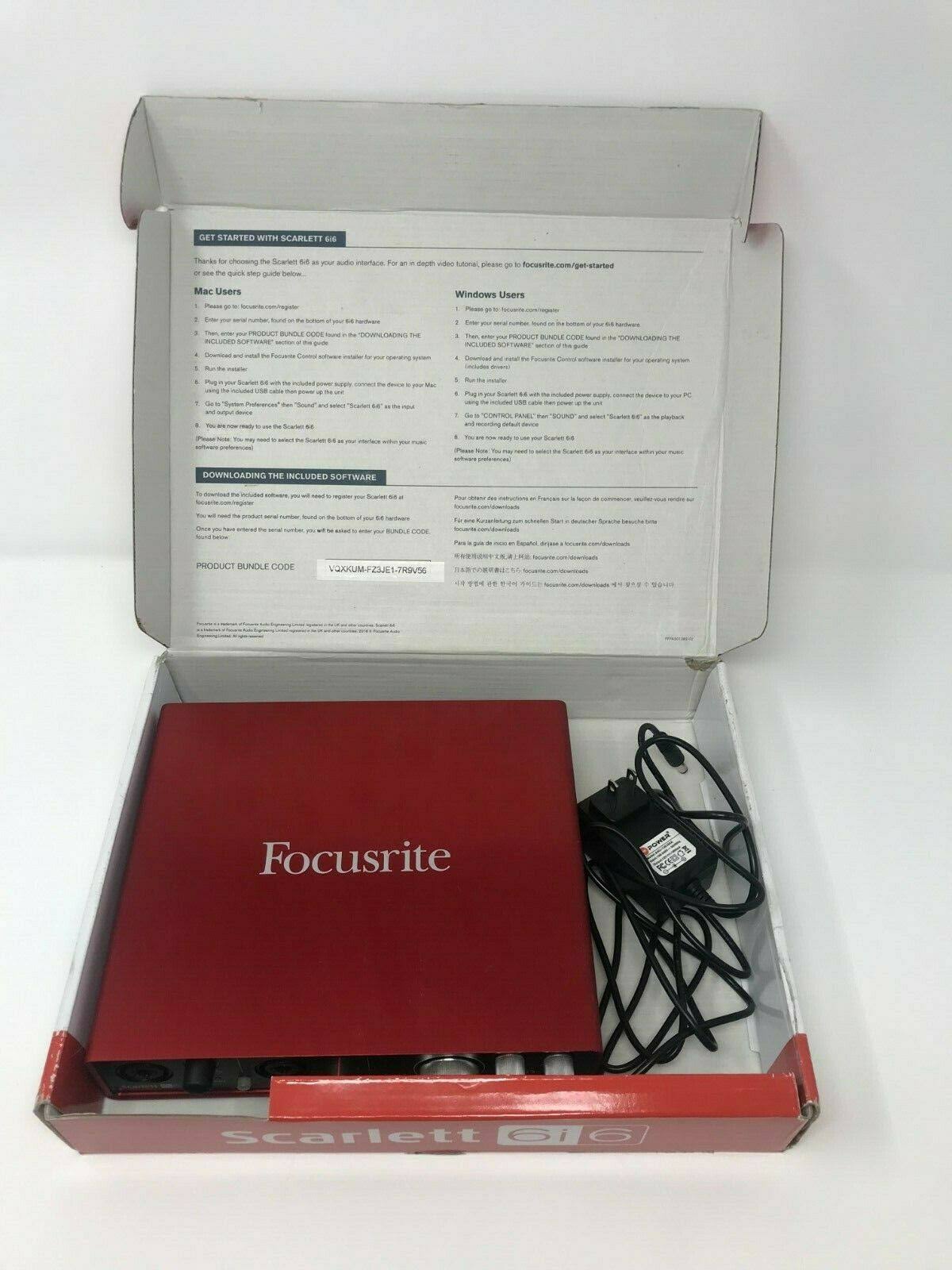 Focusrite Scarlett 6i6 USB Audio Interface
