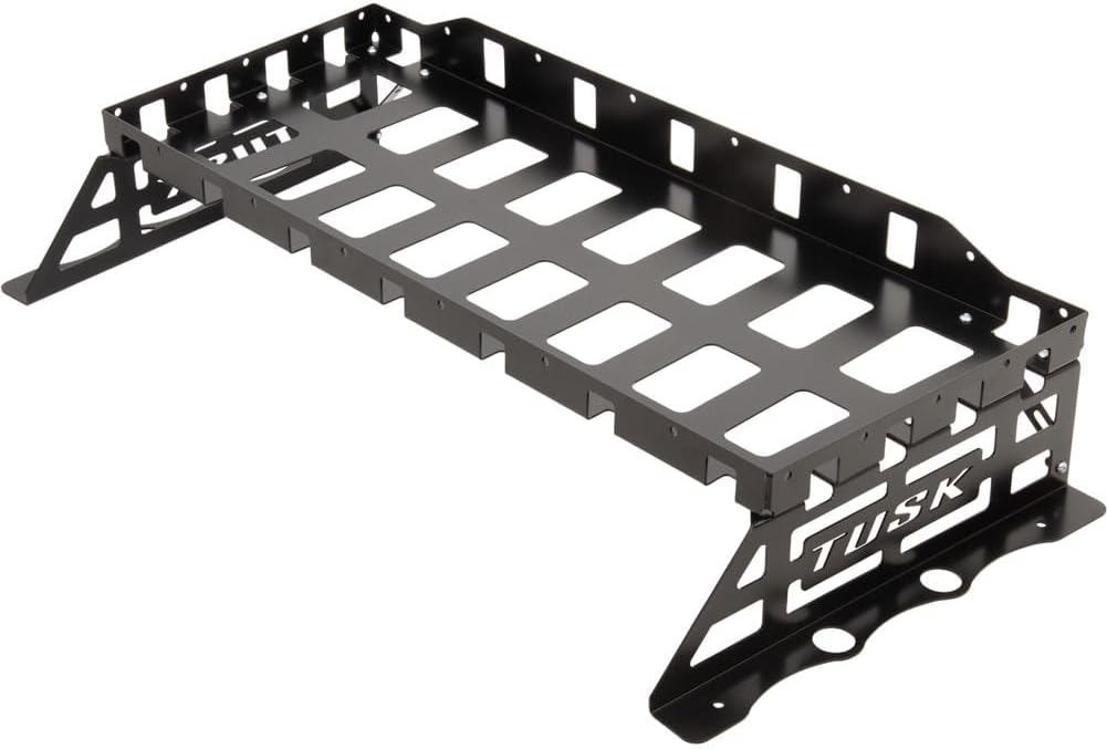 Tusk Cargo Rack Black Powder Coated for Polaris General XP 1000 Deluxe Ride Command Edition 2022